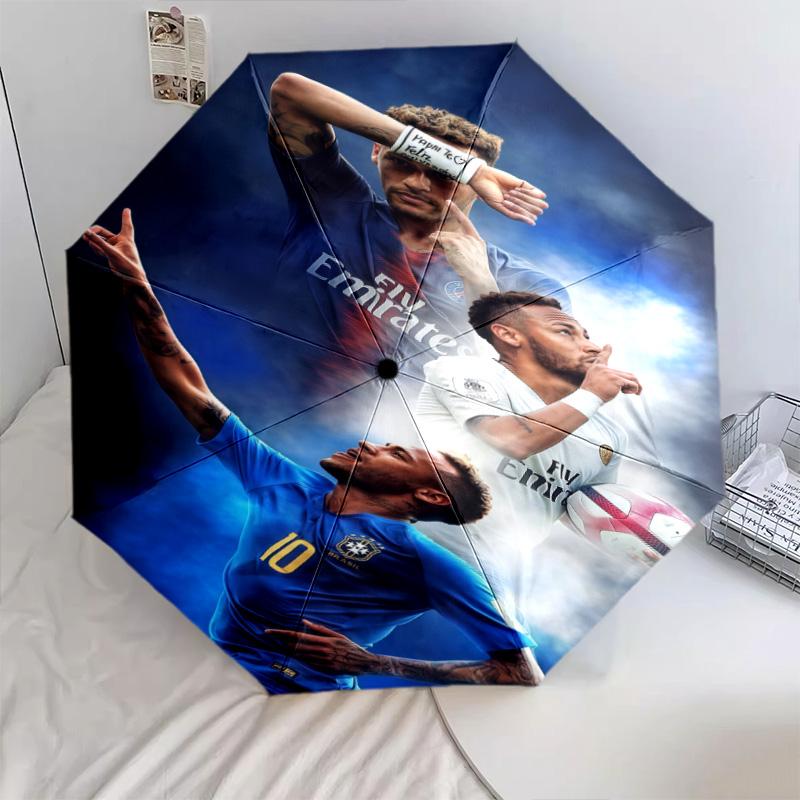 Ronaldo's Goals Folding umbrella Portable Umbrella light Three folds Gift