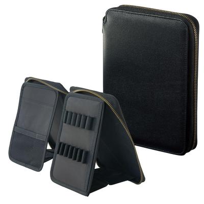 LIHIT LAB XCOA Stand Book Pencil Case, Jet Black, A3803-24