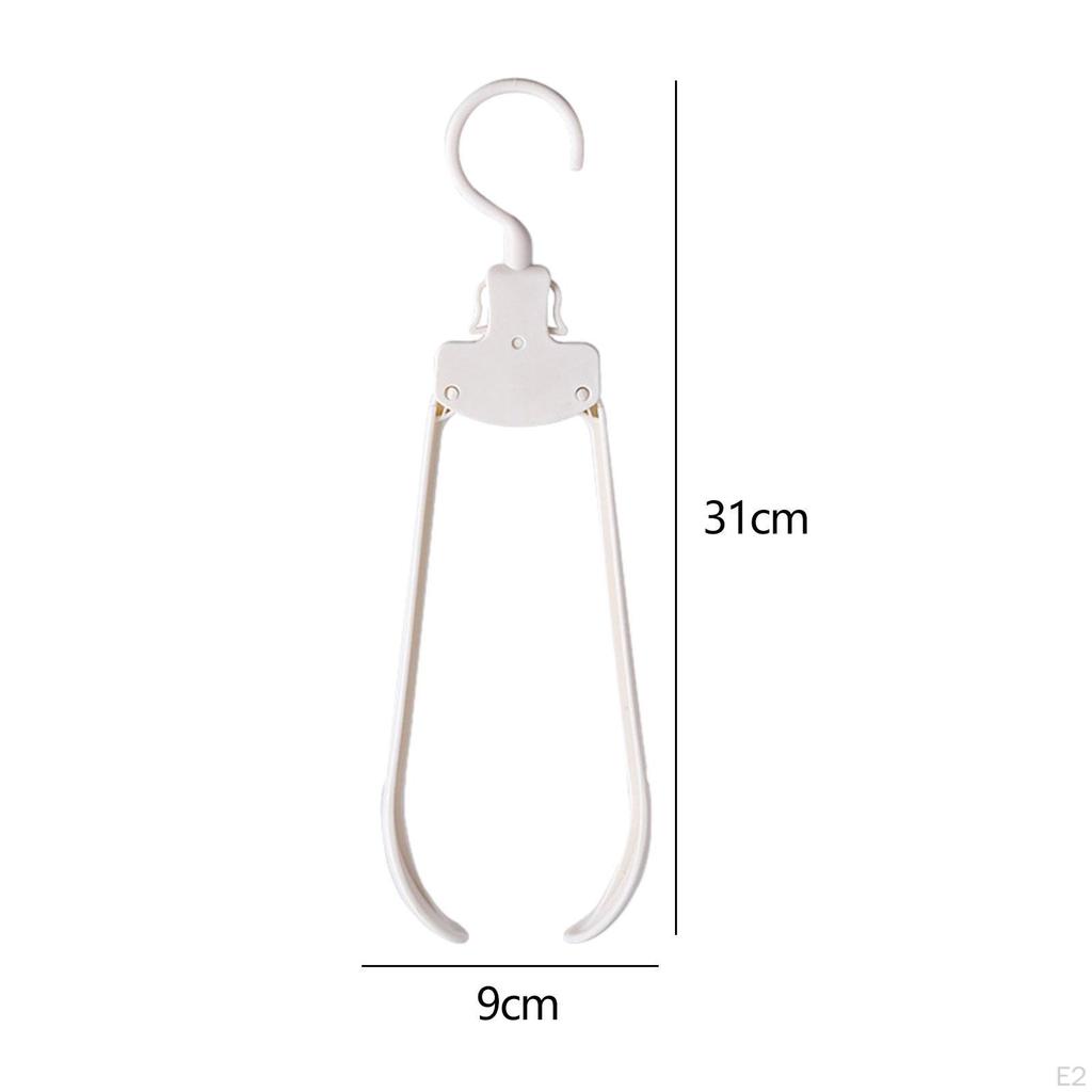 Foldable Travel Hanger, Collapsible Hanger Portable Folding Clothes Hangers for