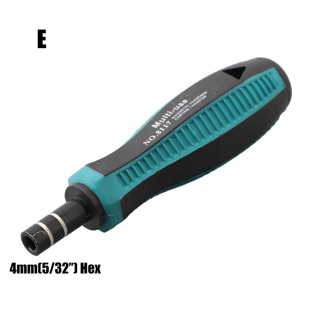 1PCS 6.35mm 4mm Hex 5mm Round Adapter Screwdriver Handle Screwdriver Bit Hand Shank Holder Multi Purpose Screwdriver Bit Handle