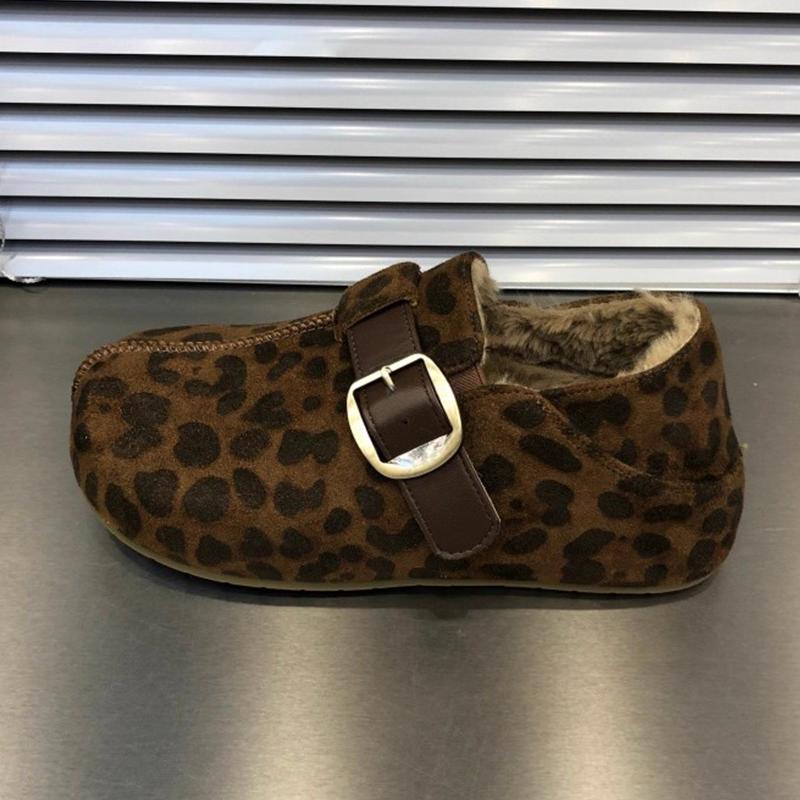 Baumwollschuhe für Damen Ballerinas Mode Wildleder Warm Loafers Schuhe Sportlich Lässig Schneestiefel Nagelneu Komfort Kleid Damenstiefel