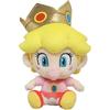 Sanei Boeki Super Mario All Star Collection Baby Peach Plush Toy 10cm x 8.5cm x 17.5cm