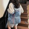 Vintage Kitty Shoulder Bags Y2k Drawstring Bag Leisure Women Tote Bags  Commuting