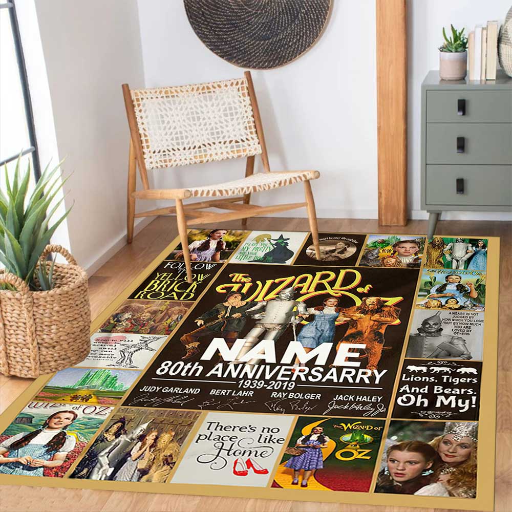 Warnermedia Customize your name rug, office chair cushion, home bedroom living room gift.