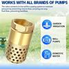 Brass Body Check Valve Hollow Perforated Water Strainer Foot Valve  Water Suction System