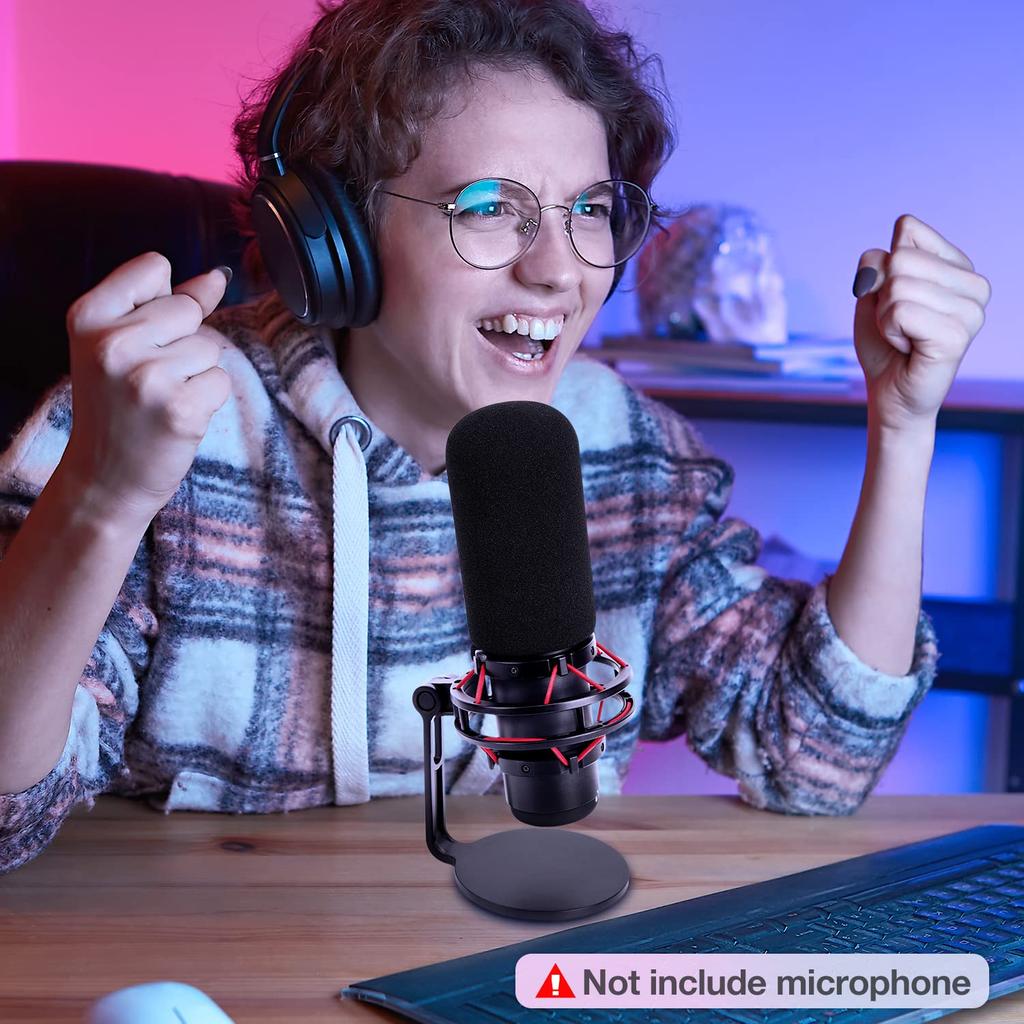 HyperX QuadCast Pop Filter Wind Screen Foam Microphone Noise Reduction Sound Quality Improvement