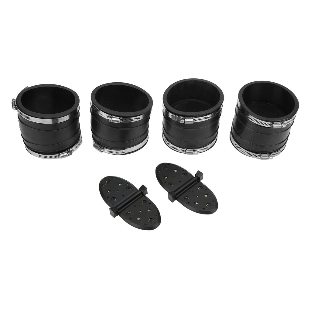 Sada hadic vlnovce výfuku typu Y Klapka vodní clony Spodní Horní 32‑14358T Náhrada pro motory Mercruiser V6 V8