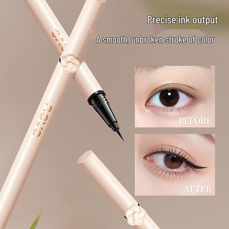 NOVO Floral Series Waterproof Fine Tip Eyeliner - Smudge-proof & Sweatproof for Beginners (Lower Lashes)