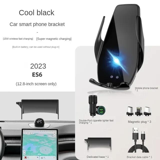 2025 2025 For NIO ES6 ES7 ES8 EC7 Car Screen Phone Holder Wireless Charger Navigation Modification Interior 12.8 Inch Size