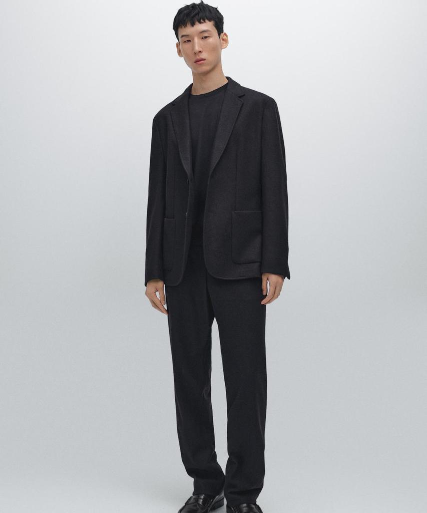 Masimodutti Wool Blend Trousers