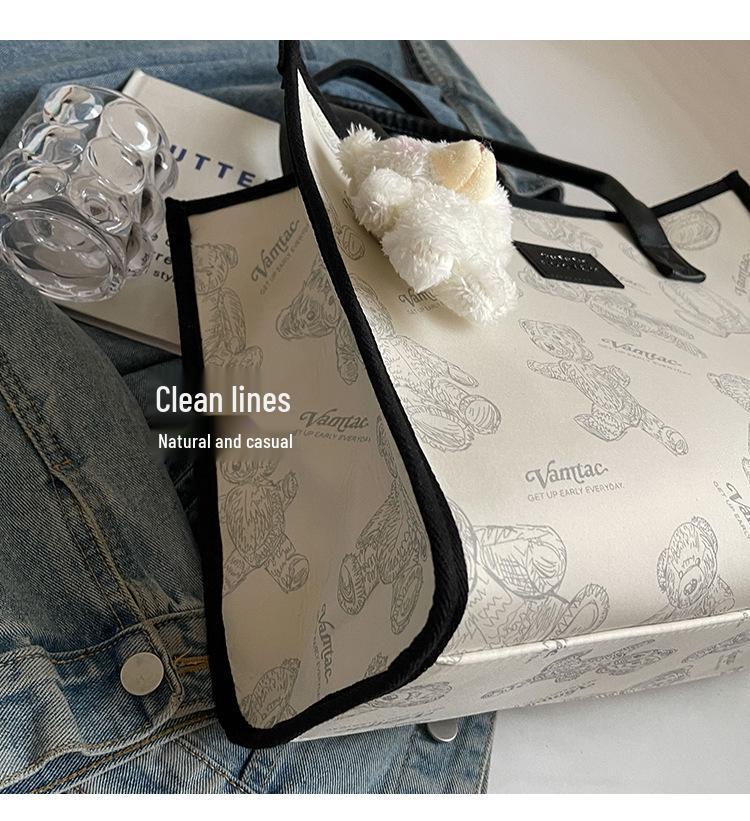 2025 Dámská velkokapacitní taška: Nová ležérní taška přes rameno pro práci a dojíždění studentů