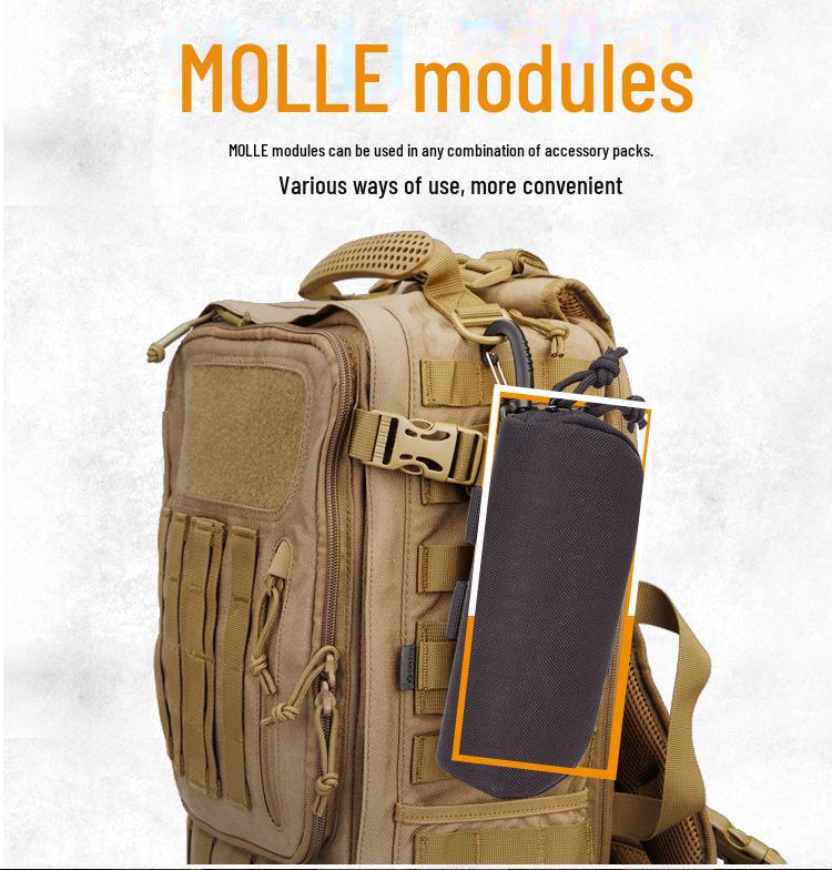 Taktyczne etui na okulary przeciwsłoneczne Molle z twardą skorupą - Przenośna nylonowa torba ochronna