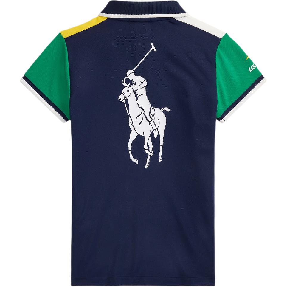 Polo Ralph Lauren Polo Shirt Ribbed Big Pony Print Short Sleeve Kids Kids Tops CWPOKNIG8020621-999