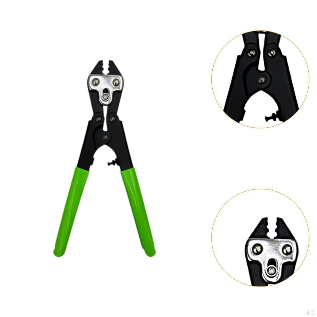 Fishing Pliers Cord Cutter Carbon Steel Hand Tool Multipurpose Crimping Wire Rope Crimper for