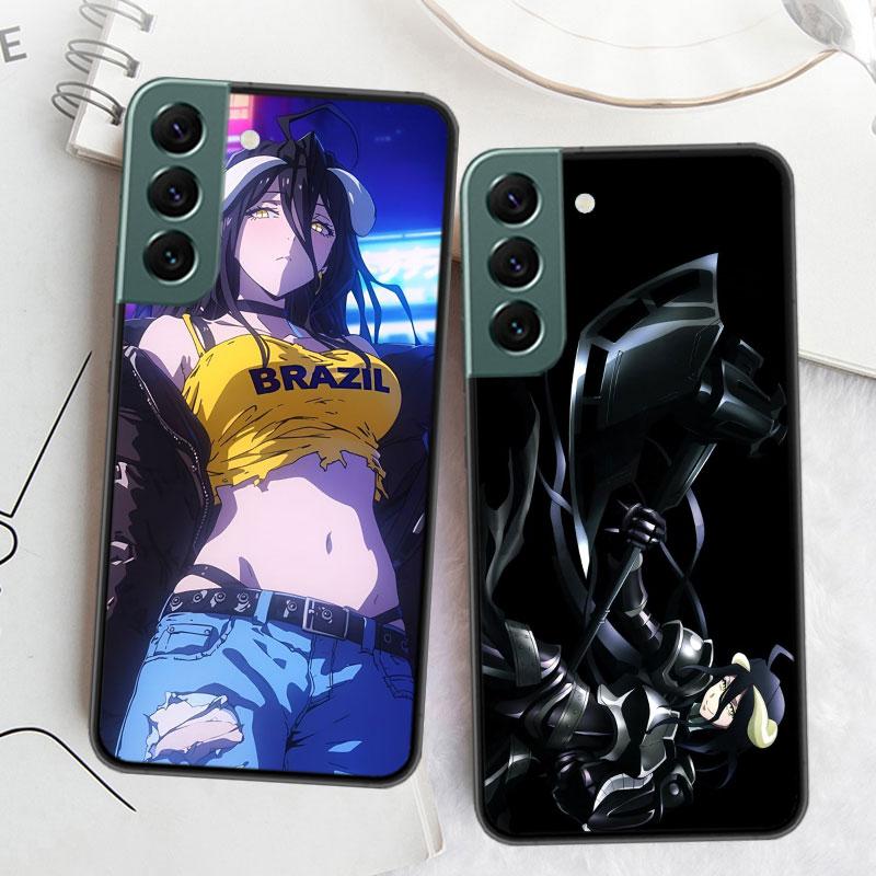 Albedo Overlord Phone Case For Samsung Galaxy S22 S25 Ultra S21 S10 Plus S26 Edge S20 S23 S24 FE Cover Silicone Soft TPU Cle