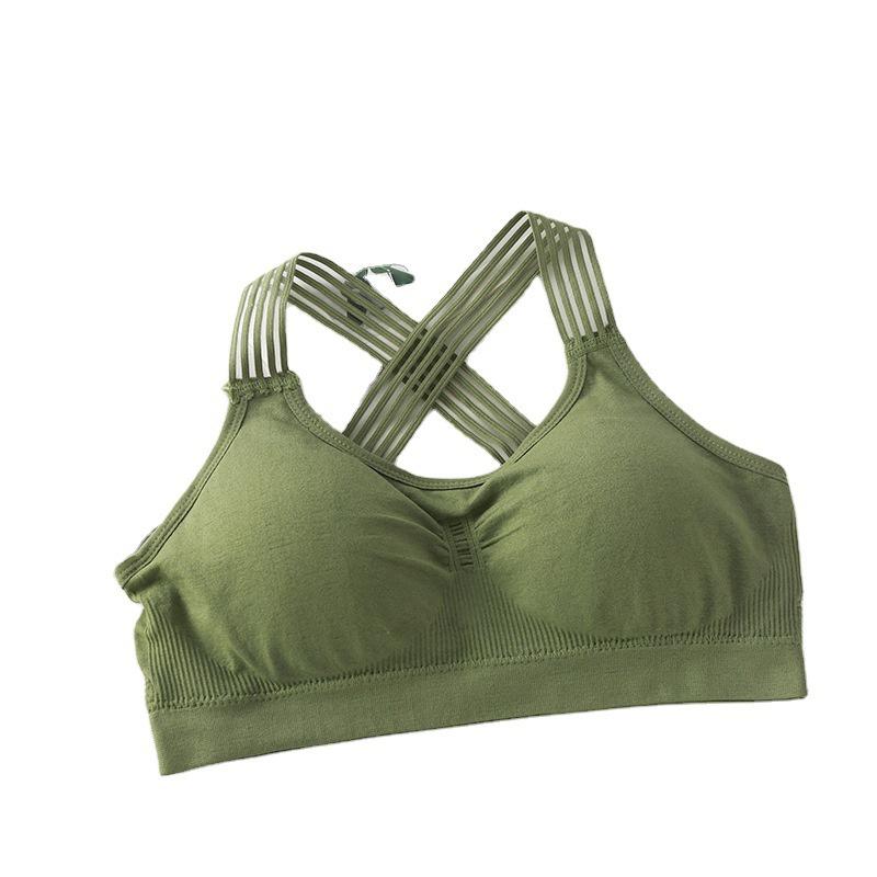 Breathable Athletic Fitness Running Gym Vest Tops Sportswear Bras Women YogaSport Bra Women Shockproof Sexy Back Sports Bras