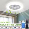 52cm Smart Ceiling Fan with Lights Adjustable Speed Remote Control Ventilation Lamp Bedroom Living Room LED Ceiling Light