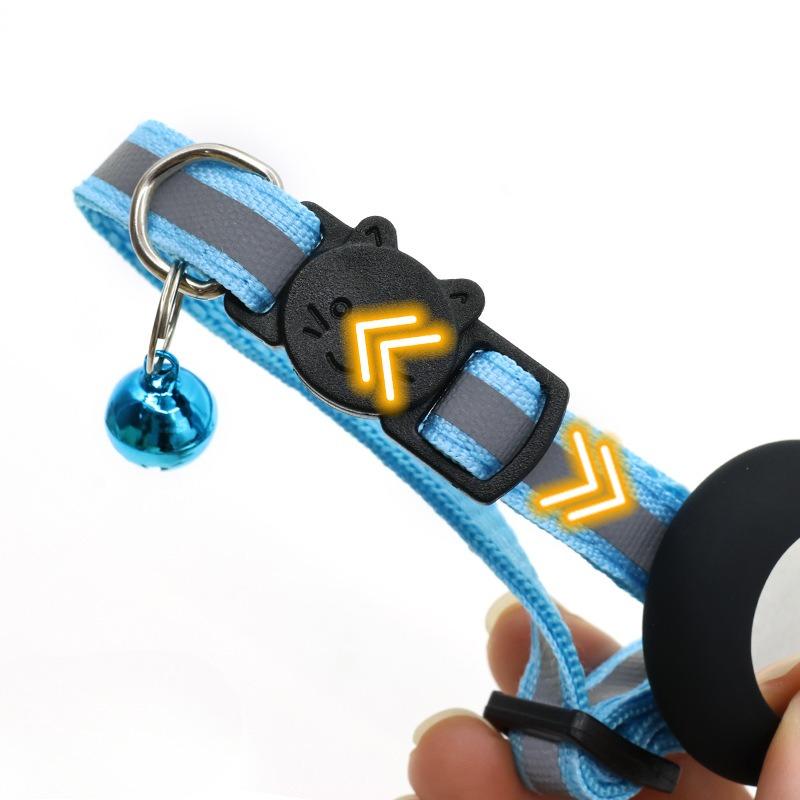 Anti-loss Cat Collar, Suitable Tracker, Cat Neck Collar Accessory, Silicone Collar, Pet Positioning Collar