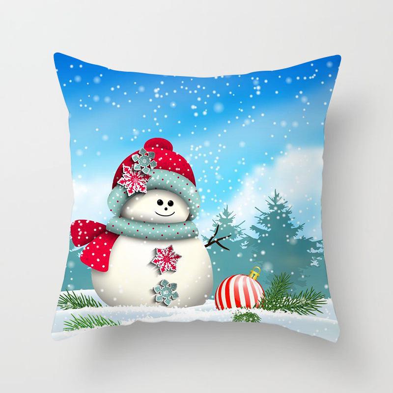 

Санта-Снеговик наволочки для украшения дома праздник Чехлы для подушек оптом 60x60cm