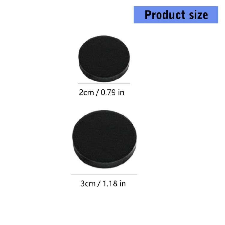 Pack of 10 Round Feet Pad Shock Absorption Adhesive Silicone Mat for Game Controller Keyboard Anti Slip Foot Pads