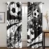 Sport Football Basketball  High Shading Curtain Cortina De Sombra Thick Clackout Drape for Living Room Gardinen Suitable for Boy