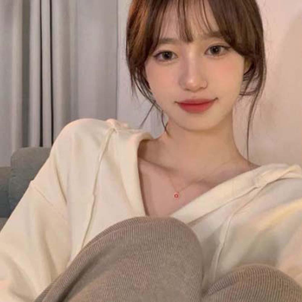 Korean Style Peach Blossom Necklaces Fashion Jewelry Flower Clavicle Chains  Women Girls