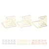 10Pcs Business Card Holder Mini Cute Metal Desktop Message Display Stand for Table Number Photo Memo