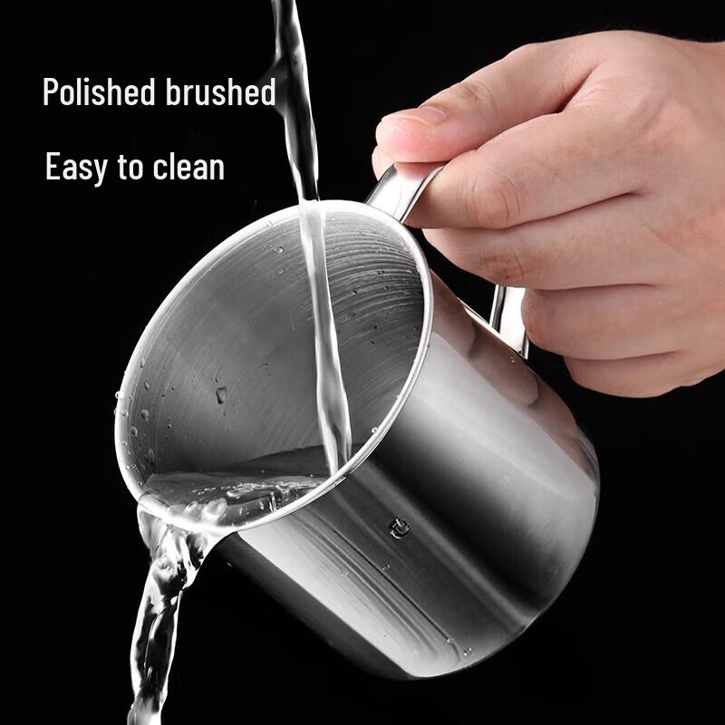 BJ 304 Stainless Steel Mug with Lid & Handle