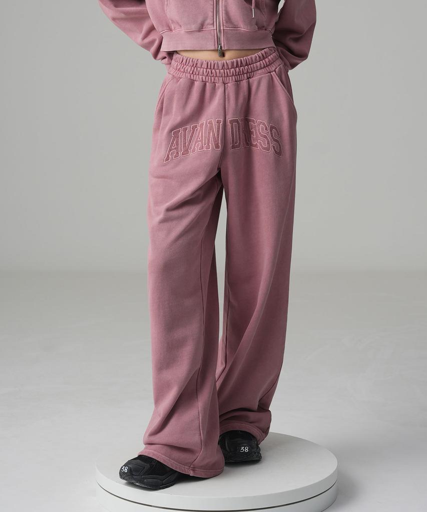 AVANDRESS Felt 3D Pigment Wide Pants - 3Col