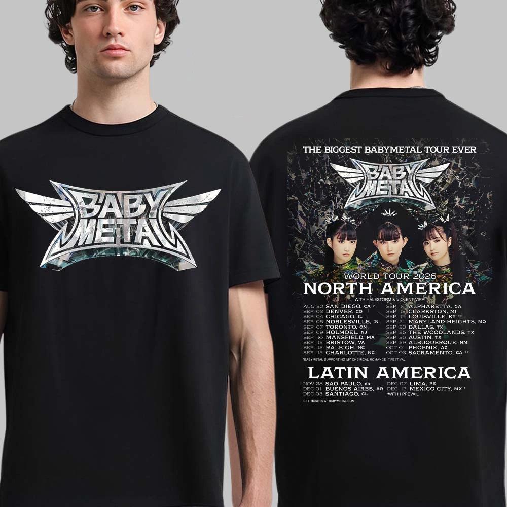 Babymetal World Tour 2026 North America And Latin America Unisex T-shirt 3XL