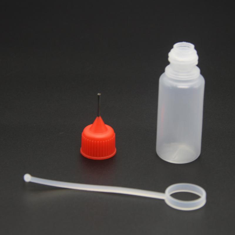 New 1/3/5pcs 10ml Plastic Squeezable Needle Bottles Eye Liquid Dropper Sample Drop Can Be Glue Applicator Refillable Bottle