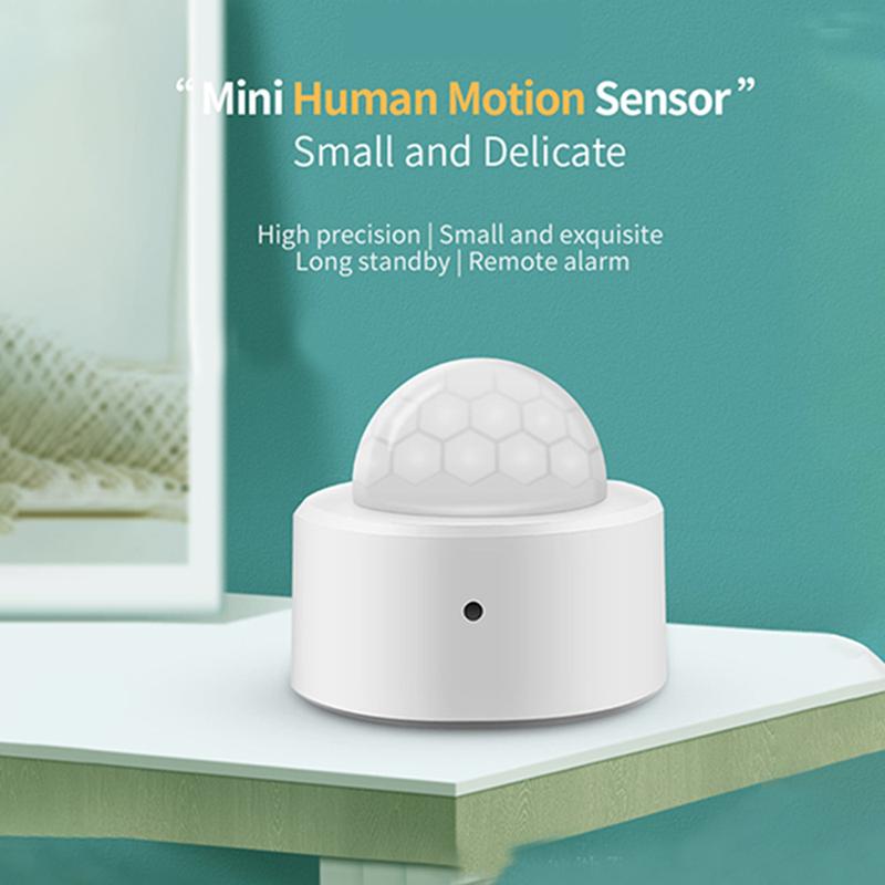 Tuya 2 in 1 Zigbee Mini PIR Motion Detector +Bright Lux Light Passive Infrared Security Burglar Alarm Sensor