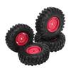 4PCS RC Off Road Vehicle Tires 1.9 Inch Universal Rubber RC Wheels and Tires for RC Off Road