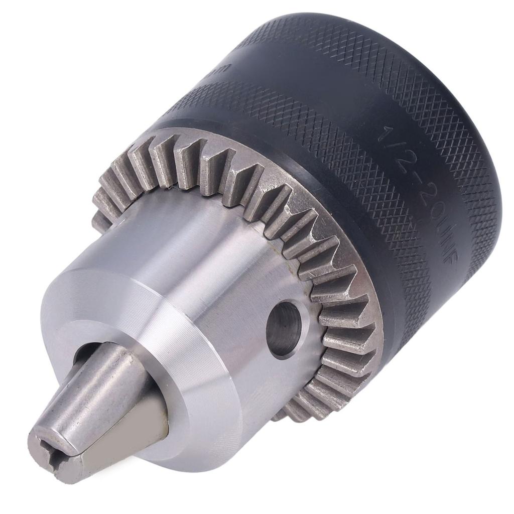 Drill Chuck Keyless 3?16mm 12?20UNF 3 Jaw Stainless Steel Converter Adapter Accessory