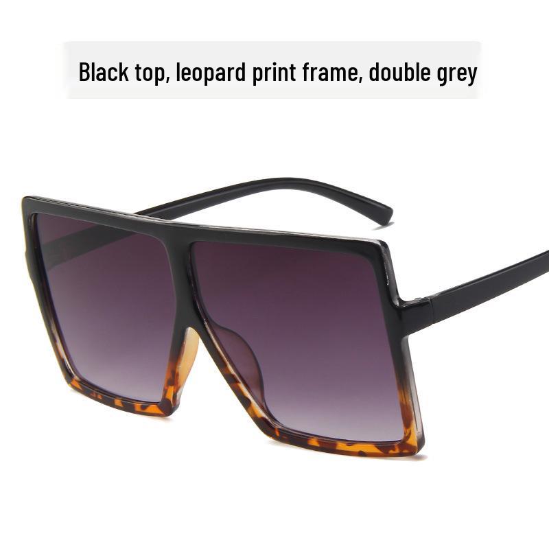 Stylowe Damskie Okulary Przeciwsłoneczne w Kwadratowej Oprawce z Metalowymi Zawiasami - Modny Europejski i Amerykański Design