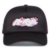 Unisex Larona Flame Embroidery Baseball Net Caps Spring And Summer Outdoor Adjustable Casual Hats Sunscreen Hat
