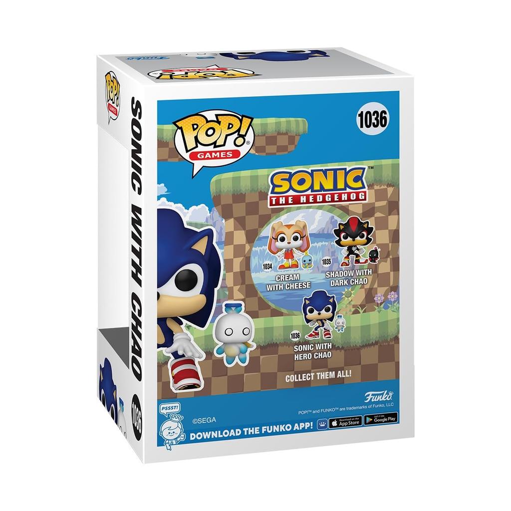 Funko POP Buddy Funko Pop Sonic the Hedgehog with Sonic Hero Chao &
