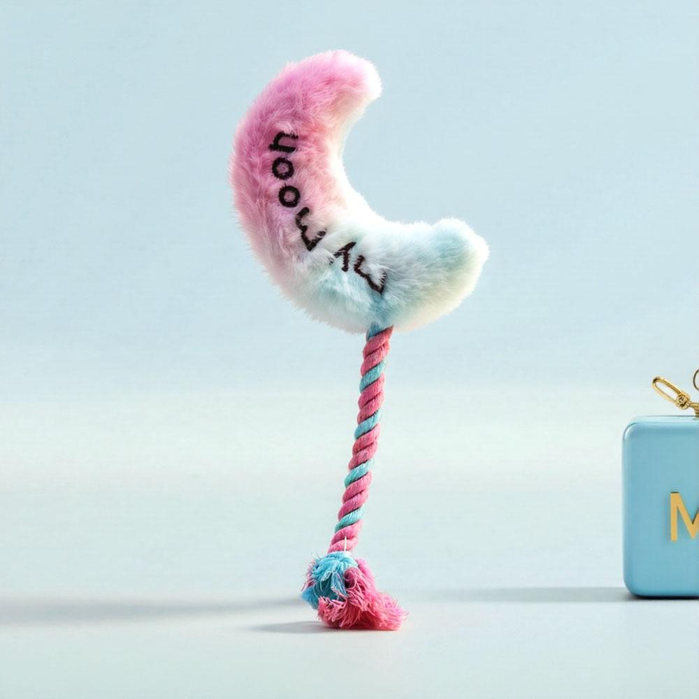 Heart-Shaped Knot Dog Toy - Durable Chew, Cartoon Squeaky, Molar Toy for Dogs & Cats, Pet Supplies