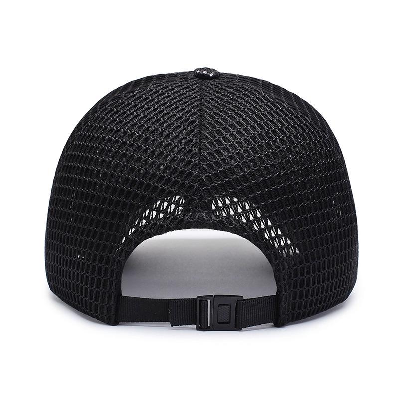 Korean Style Trendy Unisex Mesh Baseball Cap - Sun Protection Shade Hat & Fishing Duckbill Cap