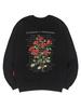 Ellamo Rose Rouge Sweatshirt Unisex Plus Size S~4Xl (Type A)
