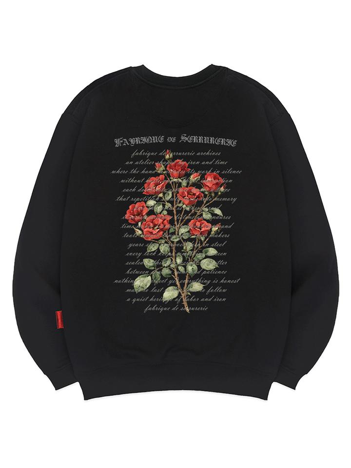 Ellamo Rose Rouge Sweatshirt Unisex Plus Size S~4Xl (Type B)