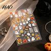 Decorative Nails Stickers Halloween Nail Art Stickers, Cartoon Pumpkin Ghost Bat Decals for Easy Application Manicure Accessories Decorations,