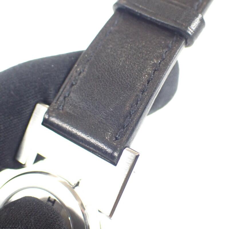 HERMES PA1.210 Watches Stainless Steel/leather Women SilverDial