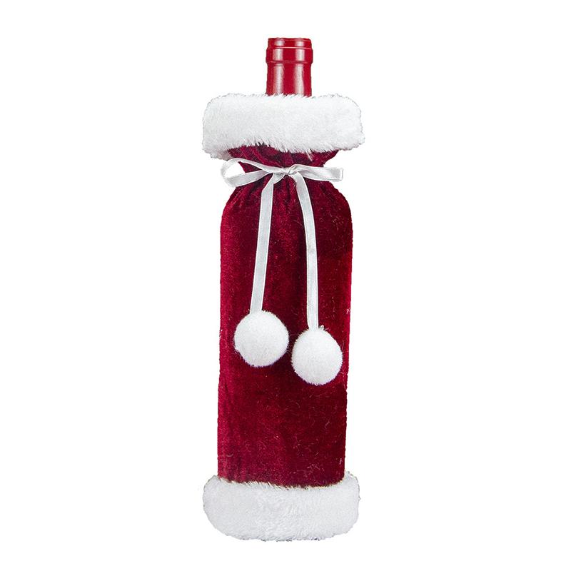 Wine Christmas Bag, Wine Bottle Gift Bag, Reusable Wine Bottle Covers For Xmas Christmas Wedding Birthday Holiday Party Decor