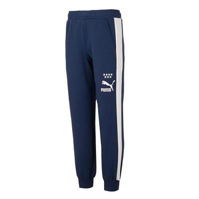 Retro Sport Patchwork Training Running Breathable Knitted Pants Men Pants Blue 628095-14