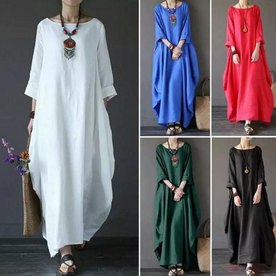Women's Sexy Round Neck Solid Hemline Ruffles Personality Design Dress