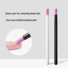 Nail Art Grinding & Carving Pen with Cuticle Pusher & Ceramic Quartz Sanding Stick