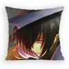 Fire Force Benimaru Shinmon Pillow Case Sofa Living Room for Bedroom car Headboard Backrest Cushion Square Cushion Nap Time