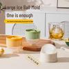 Food Grade Silicone Ice Ball Mold – Quick Freeze Round Whiskey Ice Cube Tray for Large Balls