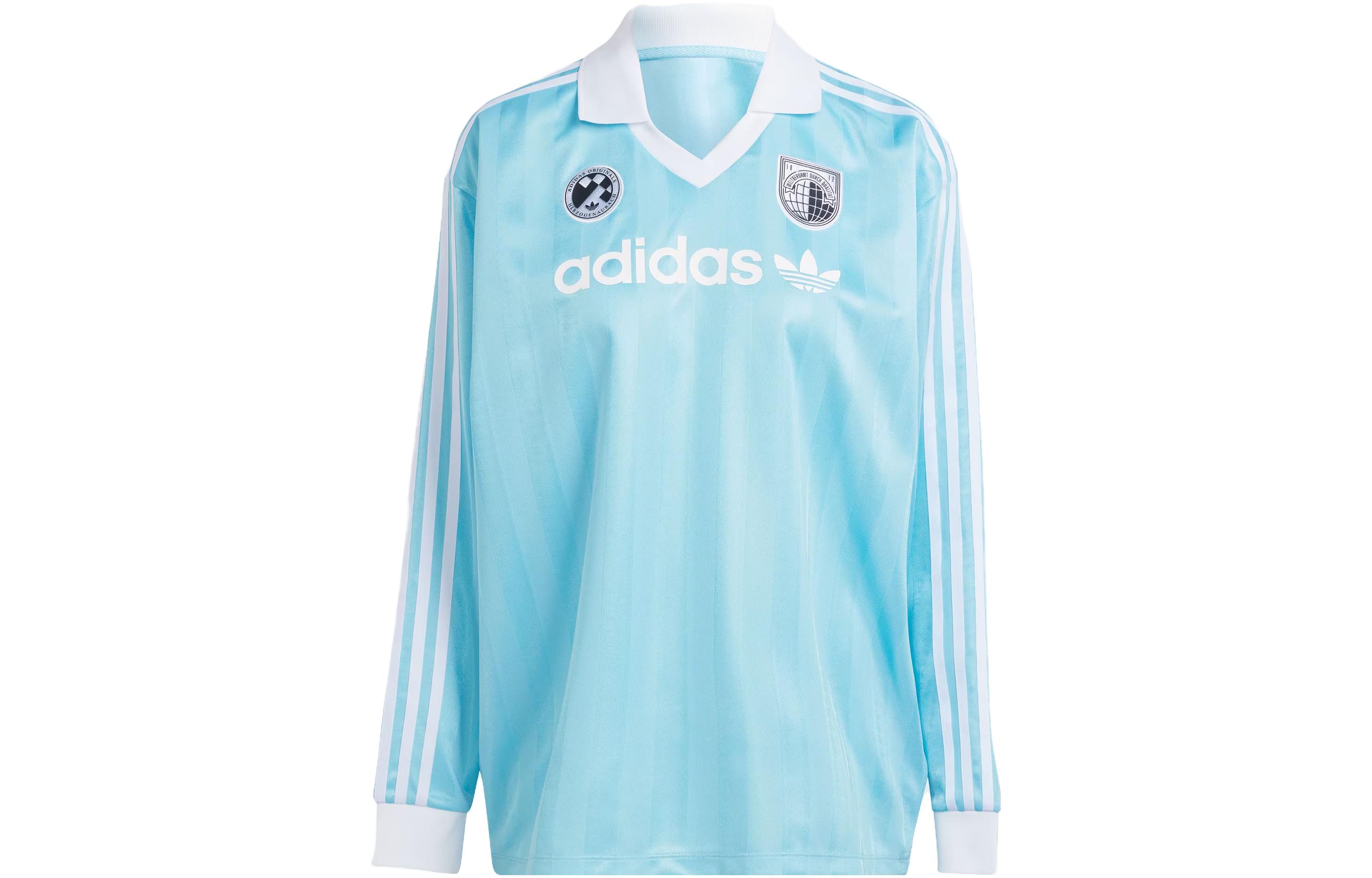 

Adidas Originals Drop Shoulder Sleeve T Shirt Women s Crystal Blue IR9770 2XSS